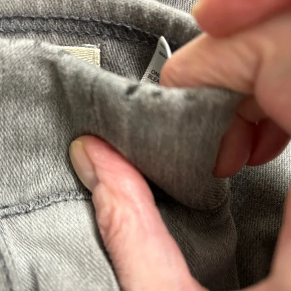 LOGO shadow patch pull-on jeans - Picture 3 of 16